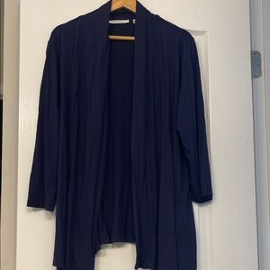 Cyrus Navy Open-Front Women's Cardigan size XL